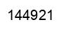 Number 144921 black image