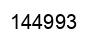 Number 144993 black image