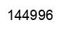 Number 144996 black image