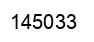 Number 145033 black image