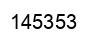 Number 145353 black image