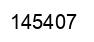 Number 145407 black image