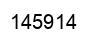 Number 145914 black image