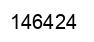 Number 146424 black image