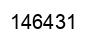 Number 146431 black image