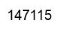 Number 147115 black image