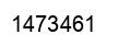 Number 1473461 black image