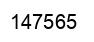 Number 147565 black image