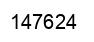 Number 147624 black image