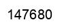 Número 147680 imagen negro