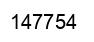 Number 147754 black image