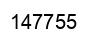 Number 147755 black image