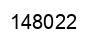 Number 148022 black image