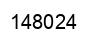 Number 148024 black image