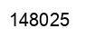 Number 148025 black image