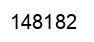 Number 148182 black image