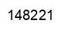 Number 148221 black image