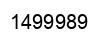 Number 1499989 black image