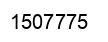 Number 1507775 black image