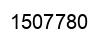 Number 1507780 black image