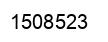 Number 1508523 black image
