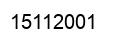 Number 15112001 black image