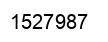 Number 1527987 black image