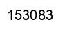 Número 153083 imagen negro