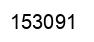 Number 153091 black image