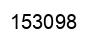 Número 153098 imagen negro