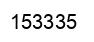 Número 153335 imagen negro