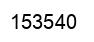 Número 153540 imagen negro