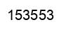 Number 153553 black image