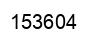 Number 153604 black image