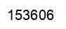 Number 153606 black image