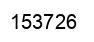 Number 153726 black image