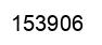 Number 153906 black image