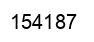 Number 154187 black image