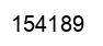 Number 154189 black image