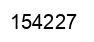 Number 154227 black image