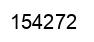 Number 154272 black image