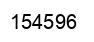 Number 154596 black image