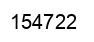 Number 154722 black image