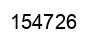 Number 154726 black image