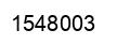 Number 1548003 black image