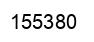 Number 155380 black image