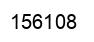 Number 156108 black image