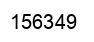 Number 156349 black image