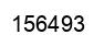 Number 156493 black image