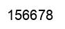 Number 156678 black image